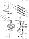 Page L Diagram and Parts List for FD590V BS05 Kawasaki Engine