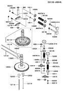 Part Location Diagram of 12004-2116 Kawasaki Valve-Intake