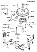 Part Location Diagram of 26030-2246 Kawasaki Harness