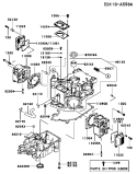 Page E Diagram and Parts List for FD611V CS00 Kawasaki Engine