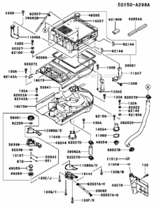 Page H Diagram and Parts List for FD611V-FS01  Kawasaki Engine