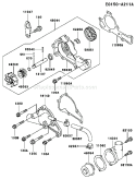 Page D Diagram and Parts List for FD620D AS14 Kawasaki Engine