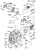 Page E Diagram and Parts List for FD620D AS14 Kawasaki Engine
