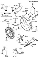 Page F Diagram and Parts List for FD620D AS14 Kawasaki Engine