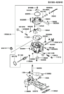 Page B Diagram and Parts List for FD620D BS15 Kawasaki Engine