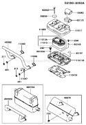 Page A Diagram and Parts List for FD620D AS23 Kawasaki Engine