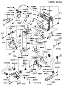 Page D Diagram and Parts List for FD620D AS23 Kawasaki Engine