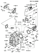 Page E Diagram and Parts List for FD620D AS23 Kawasaki Engine