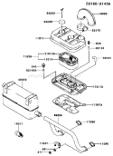 Page A Diagram and Parts List for FD620D BS08 Kawasaki Engine