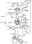 Part Location Diagram of 15003-2243 Kawasaki Carburetor-Assy.