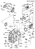 Page E Diagram and Parts List for FD620D BS08 Kawasaki Engine