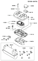 Page A Diagram and Parts List for FD620D CS16 Kawasaki Engine