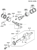 Page J Diagram and Parts List for FD620D CS16 Kawasaki Engine