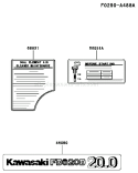 Page H Diagram and Parts List for FD620D CS16 Kawasaki Engine