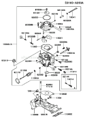 Part Location Diagram of 59076-2056 Kawasaki Manifold-Intake