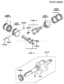 Page J Diagram and Parts List for FD620D BS21 Kawasaki Engine