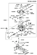 Page B Diagram and Parts List for FD620D DS20 Kawasaki Engine