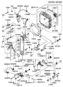 Page D Diagram and Parts List for FD620D DS20 Kawasaki Engine