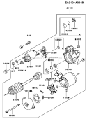 Page K Diagram and Parts List for FD620D AS03 Kawasaki Engine
