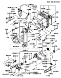 Part Location Diagram of 11049-2025-9H Kawasaki Bracket