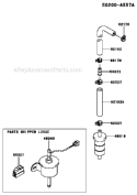 Page G Diagram and Parts List for FD620D FS13 Kawasaki Engine