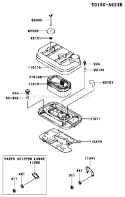 Page A Diagram and Parts List for FD620D FS17 Kawasaki Engine