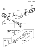 Page J Diagram and Parts List for FD620D FS19 Kawasaki Engine