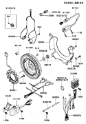 Part Location Diagram of 26030-2248 Kawasaki Harness