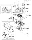 Page A Diagram and Parts List for FD620D KS12 Kawasaki Engine