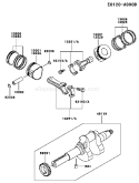 Page J Diagram and Parts List for FD620D MS12 Kawasaki Engine