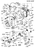 Part Location Diagram of 39062-2062 Kawasaki Hose-cooling