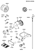 Page I Diagram and Parts List for FD620D MS12 Kawasaki Engine