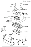 Page A Diagram and Parts List for FD661D AS06 Kawasaki Engine