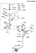 Page B Diagram and Parts List for FD661D AS06 Kawasaki Engine