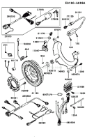 Page E Diagram and Parts List for FD661D AS06 Kawasaki Engine