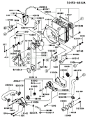 Page D Diagram and Parts List for FD661D AS07 Kawasaki Engine