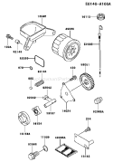 Page H Diagram and Parts List for FD661D AS06 Kawasaki Engine