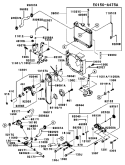 Page D Diagram and Parts List for FD671D AS01 Kawasaki Engine
