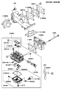 Part Location Diagram of 92063-2401 Kawasaki Jet-Main-#98.8