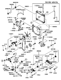 Part Location Diagram of 92037-2089 Kawasaki Clamp