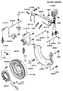 Page F Diagram and Parts List for FD671D AS03 Kawasaki Engine