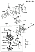 Page B Diagram and Parts List for FD711D AS00 Kawasaki Engine