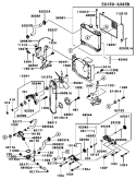 Page D Diagram and Parts List for FD711D AS00 Kawasaki Engine