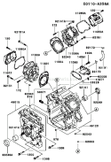 Page E Diagram and Parts List for FD671D AS00 Kawasaki Engine