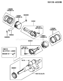Page J Diagram and Parts List for FD711D ES01 Kawasaki Engine
