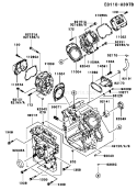 Page E Diagram and Parts List for FD711D ES01 Kawasaki Engine