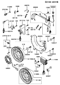 Page F Diagram and Parts List for FD711D ES01 Kawasaki Engine