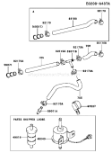 Page G Diagram and Parts List for FD711D ES01 Kawasaki Engine