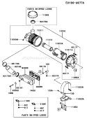 Page A Diagram and Parts List for FD731V AS06 Kawasaki Engine
