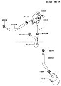 Page G Diagram and Parts List for FD731V AS06 Kawasaki Engine